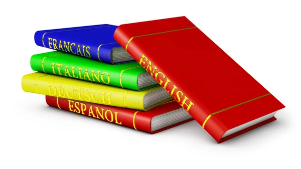 Language textbooks — Stock Photo, Image