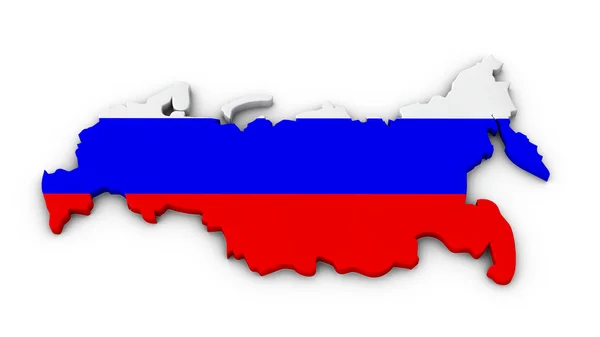 Russia outline — Stock Photo, Image