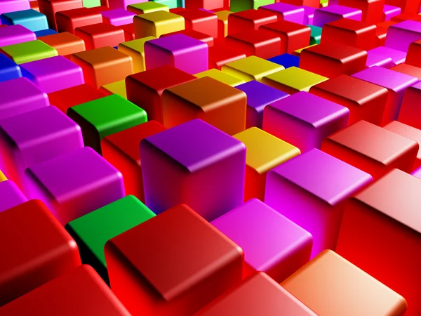 Colored cubes — Stock Photo, Image