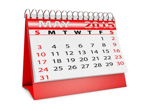 Calendario de mayo — Foto de Stock