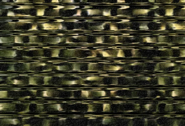 Mörkgrön Färg Horisontell Abstrakt Mönster Metall Och Glas Konsistens Bakgrundsreflektion — Stockfoto