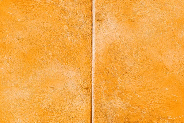 Předek Dlaždice Uprostřed Rozdělen Oranžovou Barvou Povrchová Textura — Stock fotografie