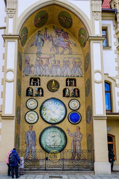 Olomouc Czech Cumhuriyet Şubat 2022 Kutsal Üçlü Sütun Olomouc Anıtı — Stok fotoğraf