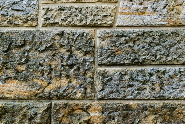 Hand Crafted Stone Detail Fortress Wall Castle Spielberk Fortress Brno — Stock Photo, Image
