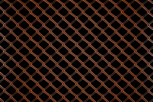 Illustration Showing Wire Mesh Dark Black Background Texture Further Graphic — Foto de Stock