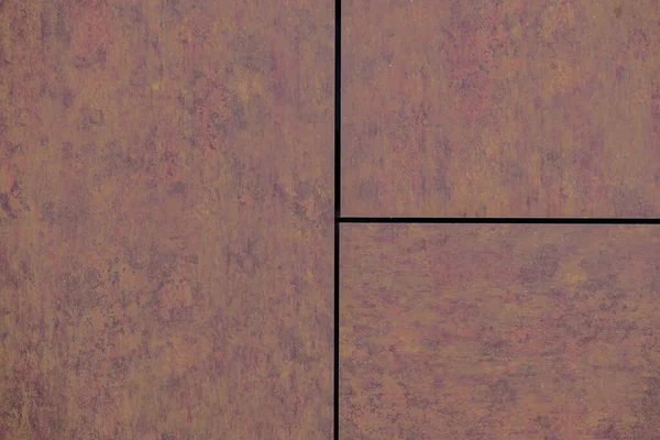 Brown Regularly Divided Area Rectangles Marbled Texture Background —  Fotos de Stock