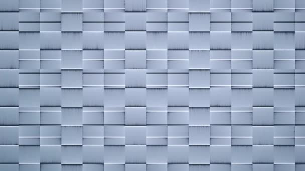 Gray Squared Area Metal Color Zoom Animation Texture — Stockvideo