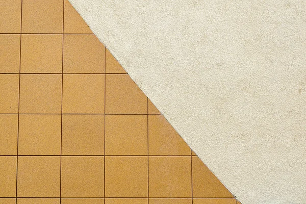 Area Diagonally Divided Tile Plaster Texture Background — Stockfoto
