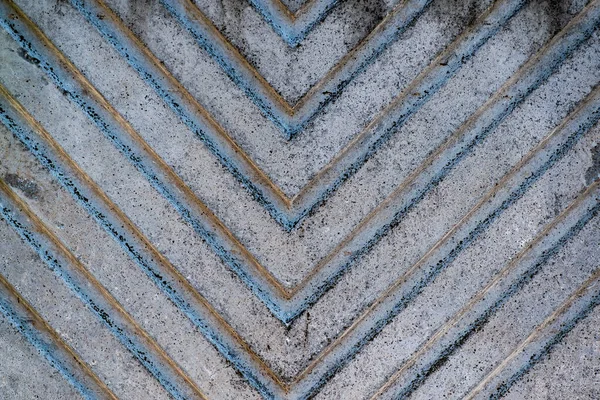 Concrete Area Middle Divided Diagonally Decorated Texture Background — Photo