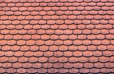 Çatının çatısı geleneksel kunduz çatısından yapılmıştır.