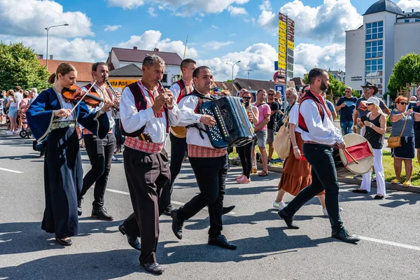 Straznice Tschechische Republik Juni 2022 Internationales Folklore Festival Serbisches Folklore — Stockfoto