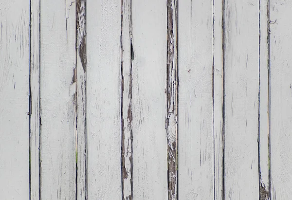 Texture Background Further Work Wall Vertically Stacked Planks White Cracked — Stock fotografie