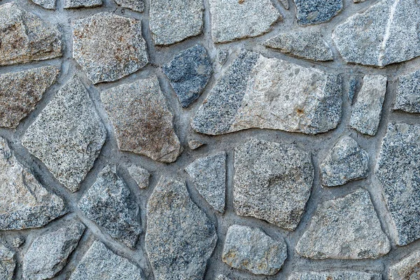 Area Composed Large Gray Irregular Stones Texture Background Further Work — Stockfoto