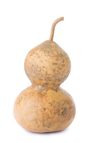 Sticlă gourd izolată pe un fundal alb — Fotografie, imagine de stoc