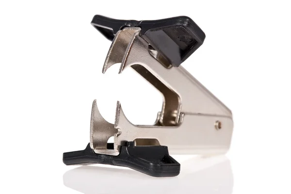 Staple remover isolato su uno sfondo bianco — Foto Stock