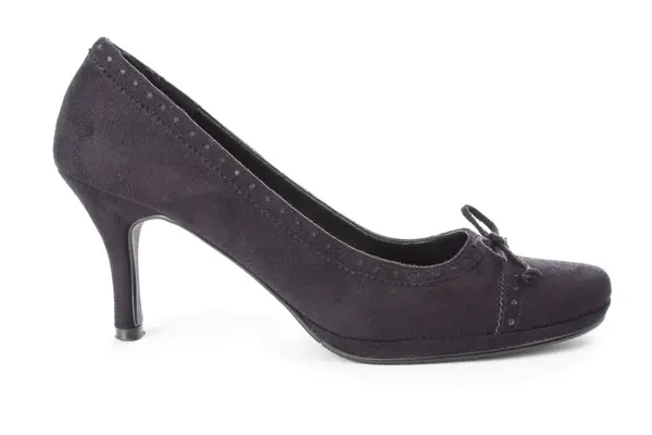 Elegant black high heels shoes — Stock Photo, Image