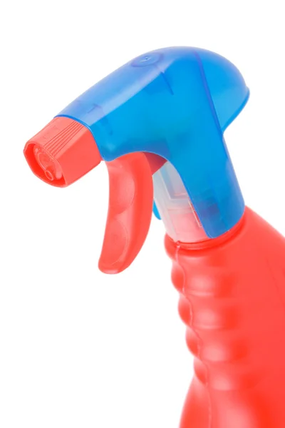 Närbild på en rengöringsmedel sprayflaska — Stockfoto