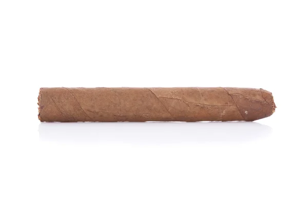 Big cigar isolated on a white background — Stock Photo, Image