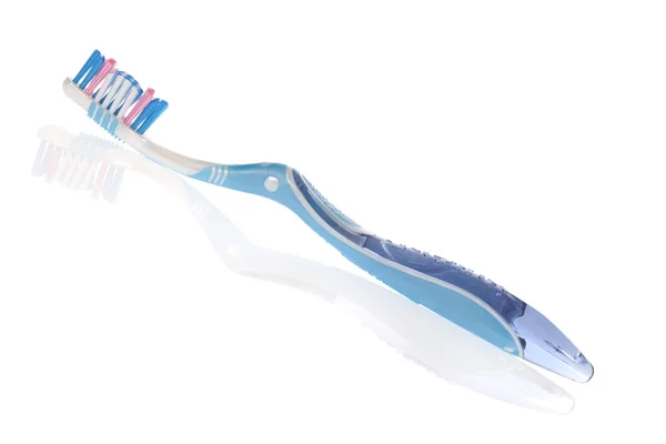 Moderne Zahnbürste isoliert auf weißem Hintergrund — Stockfoto