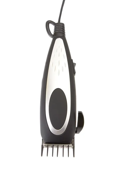 Modern elektrikli saç / sakal düzeltici üzerine beyaz izole — Stok fotoğraf