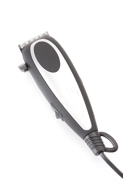 Modern elektrikli saç / sakal düzeltici üzerine beyaz izole — Stok fotoğraf