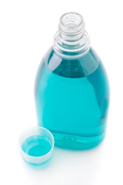 Mouthwash bottle isolated on a white background — Stock Photo, Image
