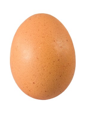 Brown egg clipart