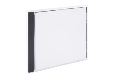 DVD case isolated on a white background clipart