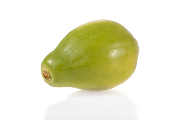 Ripe papaya isolated on a white background — Stock Photo, Image