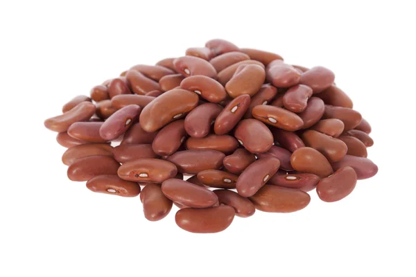 Red kidney beans isolated on a white background — Stock Photo, Image