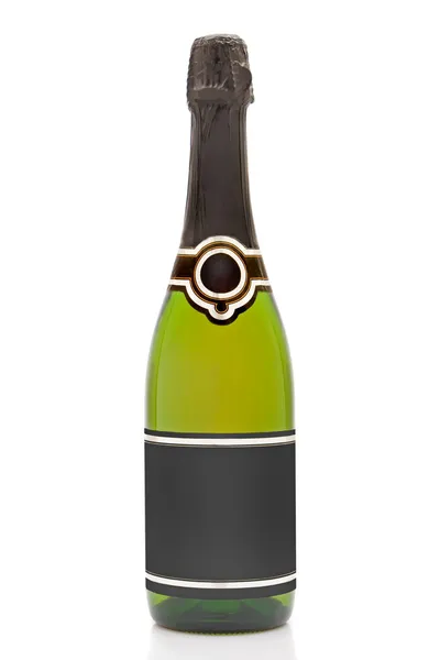 Champagne bottle isolated on a white background — Stock Photo, Image