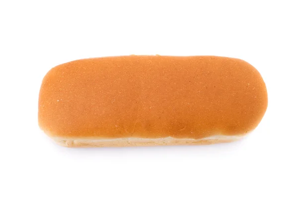 Hotdog bun isolated on a white background — Stock Photo, Image