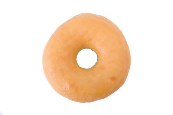 Donut ou rosquinha isolada sobre fundo branco — Fotografia de Stock