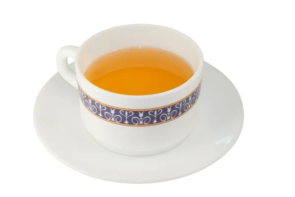 Чашка чая изолированы на белом фоне — стоковое фото