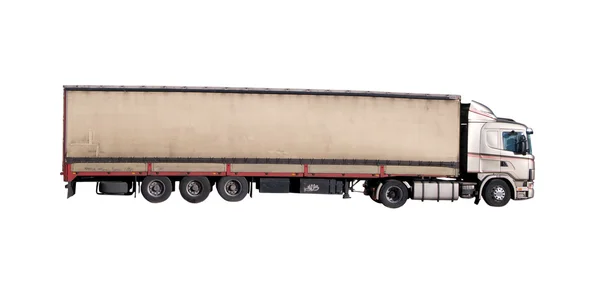 Európai síkágyas 18-wheeler — Stock Fotó