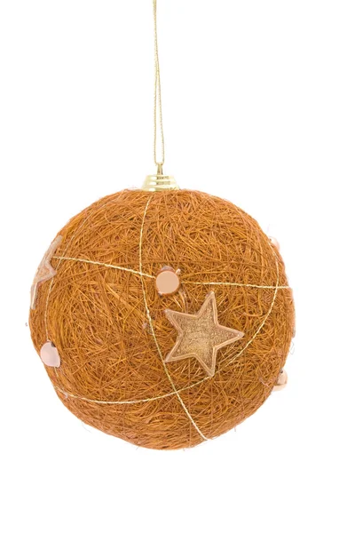 Christmas ball isolerad på en vit bakgrund — Stockfoto