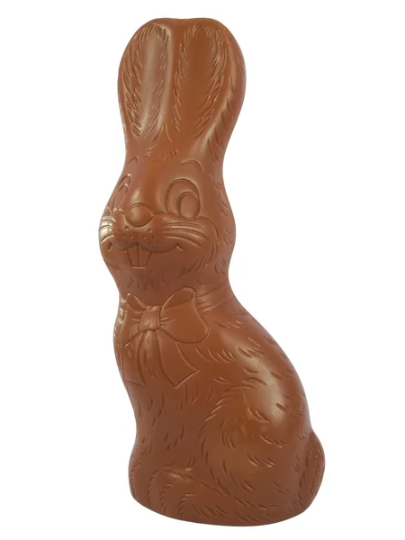 Chocolate Easter Bunny. Dulce de Pascua tradicional . —  Fotos de Stock