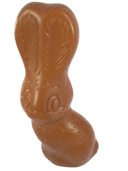 Coniglietto pasquale al cioccolato. Dolce Pasqua tradizionale . — Foto Stock