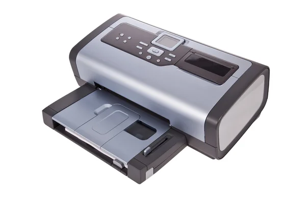 Inkjetprinter geïsoleerd op een witte achtergrond — Stockfoto