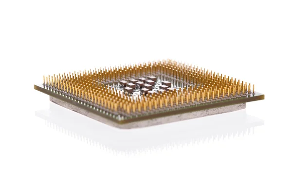 Computer CPU isolated on a white background — Stock Photo, Image