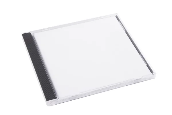 DVD case isolated on a white background — Stock Photo, Image