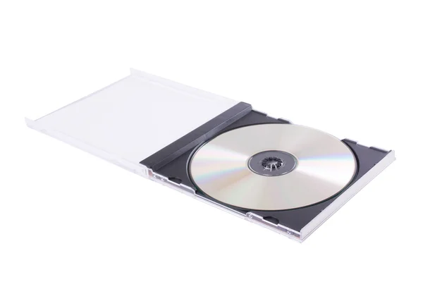 Caso Dvd isolato su sfondo bianco — Foto Stock