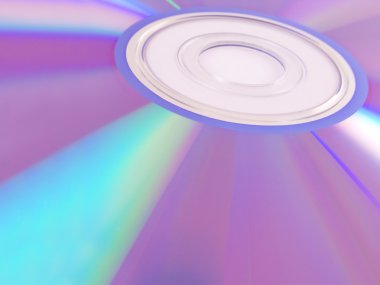 Close up detail of a colorful dvd clipart