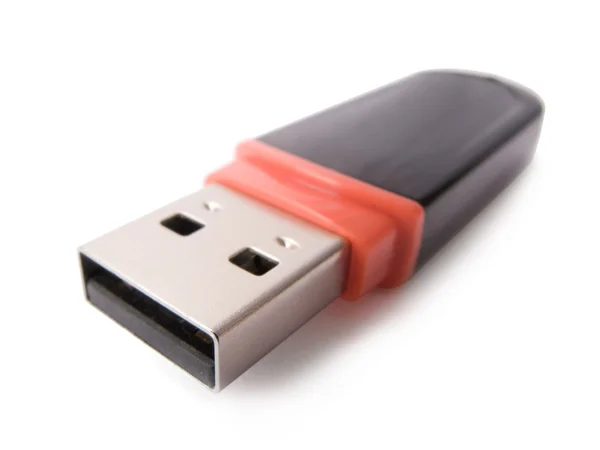 Dysk flash USB izolowany na białym tle — Zdjęcie stockowe