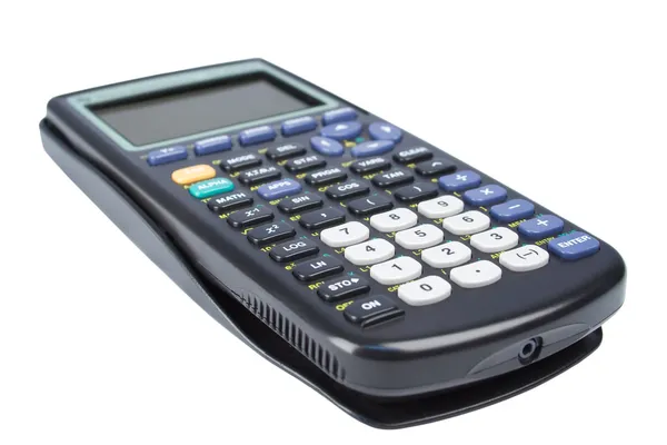 Wetenschappelijke calculator geïsoleerd op wit — Stockfoto