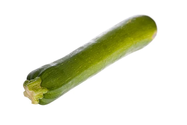 Zucchini or courgette isolated on a white background — Stock Photo, Image