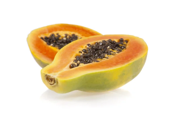 Gesneden papaya — Stockfoto