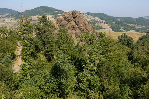 Pedra Parcellara Uma Montanha Nos Apeninos Ligúria Localizada Vale Trebbia — Fotografia de Stock