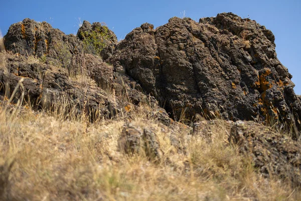 Piedra Parcellara Una Montaña Los Apeninos Liguria Situada Valle Trebbia — Foto de Stock