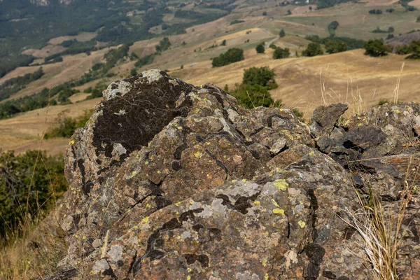 Piedra Parcellara Una Montaña Los Apeninos Liguria Situada Valle Trebbia — Foto de Stock